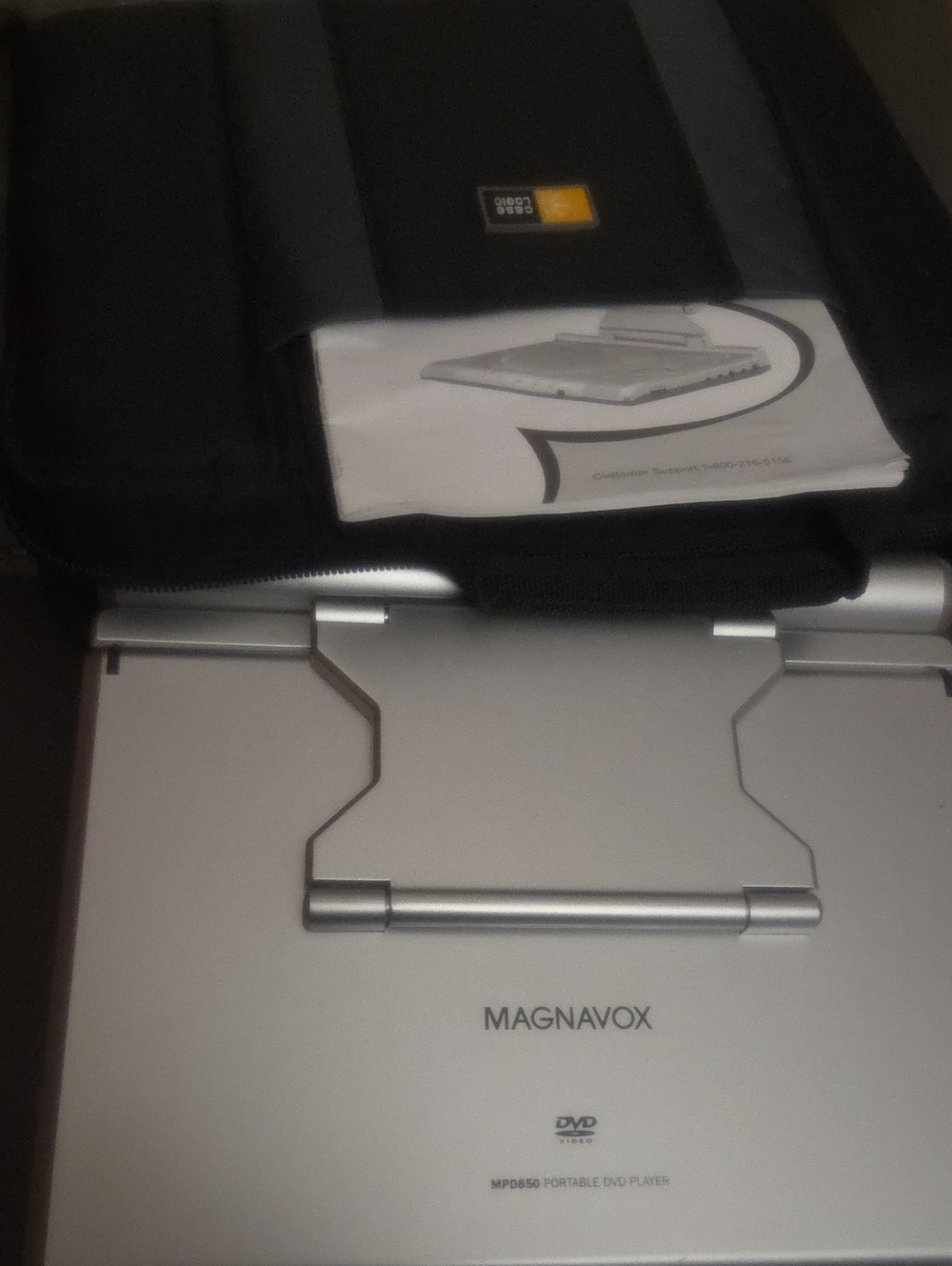 Magnavox Silver Portable DVD Player - Compact Travel Entertainment